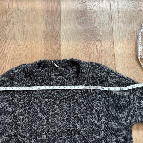 Vintage IRO Paris Mohair Wool Blend Sweater Made in Italy – Heathered Black Grey - Picture 10 of 11